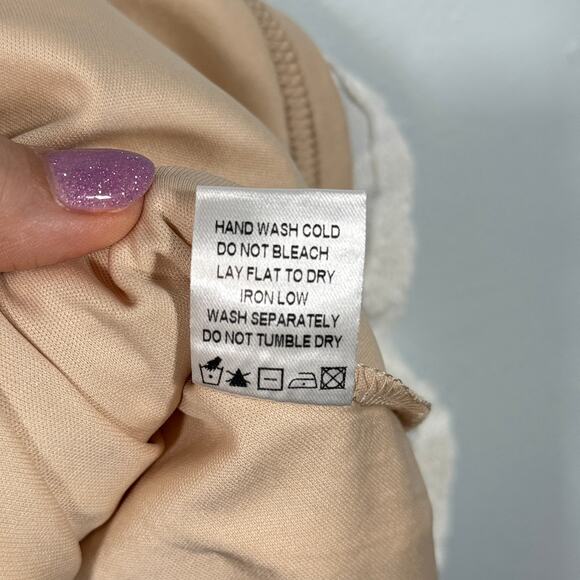 Superdown Embellished White Lace Tiff Mini Dress M Bridal Sorority Formal - Picture 5 of 8